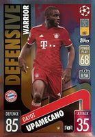 Dayot Upamecano 2021 2022 Topps Match Attax Defensive Warrior Series Mint Card #161