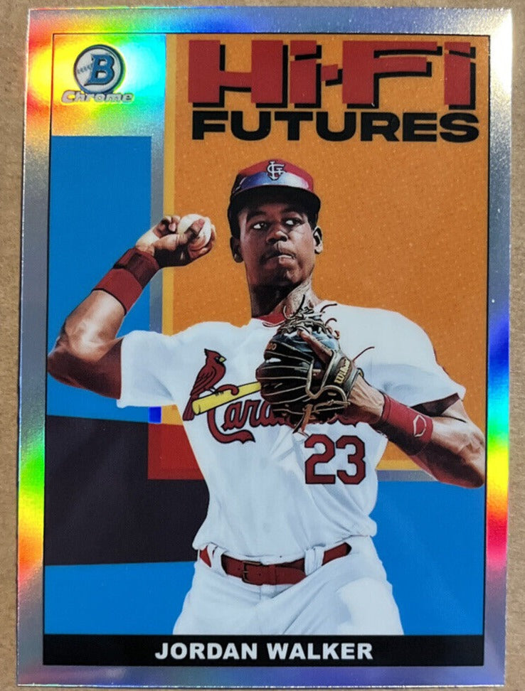 Jordan Walker 2022 Bowman Chrome HiFi Futures Series Mint Rookie Card