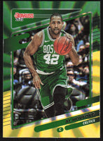 Al Horford 2021 2022 Panini Donruss Green and Yellow Laser Series Mint Card #52
