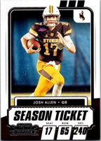 Josh Allen 2021 Panini Contenders Draft Picks Season Ticket Series Mint Card #5