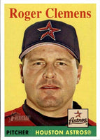 Roger Clemens 2007 Topps Heritage Yellow Letter Variation Series Mint Shortprinted Card #2