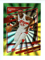 Pascal Siakam 2021 2022 Panini Donruss Green and Yellow Laser Series Mint Card #93