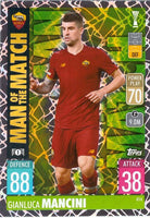 Gianluca Mancini 2021 2022 Topps Match Attax Man Of The Match Series Mint Card #414