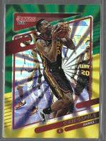 Clint Capela 2021 2022 Panini Donruss Green and Yellow Laser Series Mint Card #33