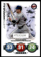 Justin Morneau 2010 Topps Series 2 Attax Code Card Series Mint Card