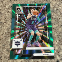 LaMelo Ball 2022 2023 Panini Donruss Green Laser Series Mint Card #67