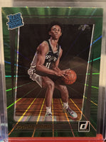 Joshua Primo 2021 2022 Panini Donruss Rated Rookie Green Laser Series Mint Card #212