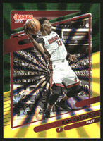 Bam Adebayo 2021 2022 Panini Donruss Green and Yellow Laser Series Mint Card #154