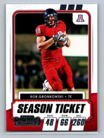 Rob Gronkowski 2021 Panini Contenders Draft Season Ticket Series Mint Card #100