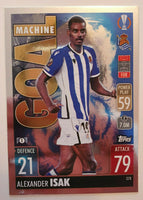 Alexander Isak 2021 2022 Topps Match Attax Goal Machine Series Mint Card #278