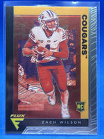 Zach Wilson 2021 Panini Chronicles Draft Picks Flux Series Mint ROOKIE Card #235