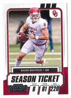 Baker Mayfield 2021 Panini Contenders Draft Season Ticket Series Mint Card #19