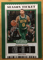 Jayson Tatum 2019 2020 Panini Contenders Draft Picks Green Jersey Series Mint Card #20