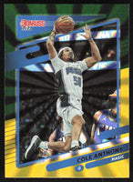 Cole Anthony 2021 2022 Panini Donruss Green and Yellow Laser Series Mint Card #160