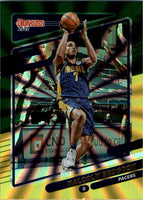 Malcolm Brogdon 2021 2022 Panini Donruss Green and Yellow Laser Series Mint Card #184