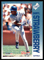 Darryl Strawberry 1992 Fleer 7 Eleven Citgo The Performer Series Mint Card #12