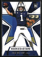 Zach Wilson 2021 Panini Chronicles Draft Picks Rookies and Stars Series Mint ROOKIE Card #304