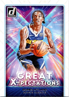 Bones Hyland 2021 2022 Panini Donruss Great X-Pectations Series Mint Rookie Card #24