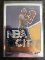 Stephen Curry 2019 2020 Panini Hoops Premium Stock NBA City Silver Series Mint Card #2