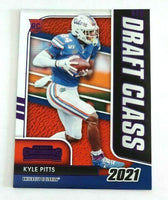 Kyle Pitts 2021 Panini Contenders Draft Picks Draft Class PURPLE Series Mint Rookie Card #6