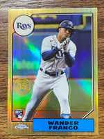 Wander Franco 2022 Topps Chrome 1987 35th Anniversary Refractor Series Mint Rookie Card #87BC-13
