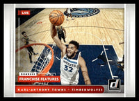 Karl-Anthony Towns 2021 2022 Panini Donruss Franchise Features Series Mint Card #16