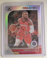 Damian Lillard 2019 2020 Hoops Premium Stock Silver Series Mint Card #157