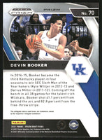 Devin Booker 2021-22 Panini Prizm Draft Picks Red White Blue Prizm Series Mint Card #70