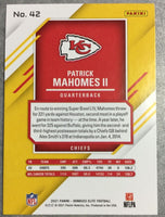 Patrick Mahomes II 2021 Panini Donruss Elite Series Mint Card #42