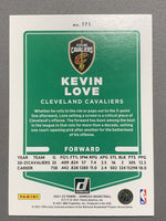 Kevin Love 2021 2022 Panini Donruss Green and Yellow Laser Series Mint Card #171