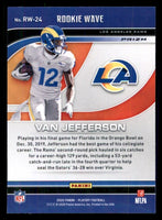 Van Jefferson 2020 Panini Playoff Rookie Wave Series Mint Rookie Card #RW-24