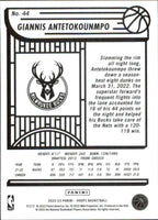 Giannis Antetokounmpo 2022 2023 Panini NBA Hoops Teal Explosion Series Mint Card #44