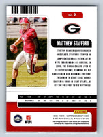 Matthew Stafford 2021 Panini Contenders Draft Season Ticket Series Mint Card #9