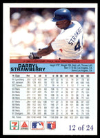 Darryl Strawberry 1992 Fleer 7 Eleven Citgo The Performer Series Mint Card #12