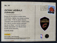 Ochai Agbaji 2022 2023 Panini Hoops Rookie Greetings Series Mint Rookie Card #14