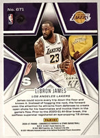 LeBron James 2020 2021 Panini Chronicles Rookies & Stars Series Mint Card #671