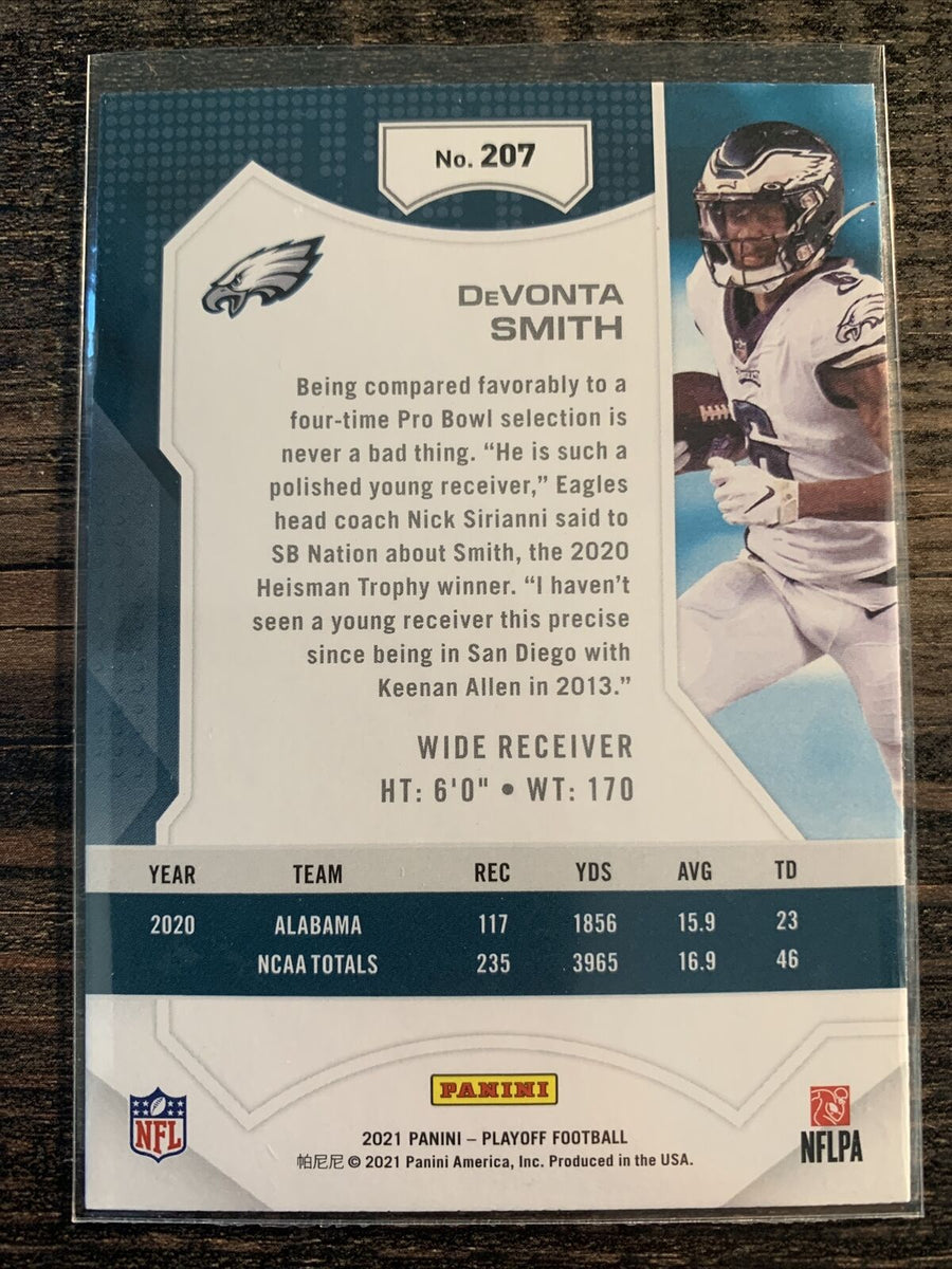  Devonta Smith 2021 Pro Set Leaf XRC Short Printed Mint