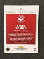 Trae Young 2022 2023 Panini Donruss Franchise Features Series Mint Card #11