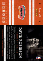 David Robinson 2013 2014 Panini Hoops Hall of Fame Heroes Series Mint Card #20