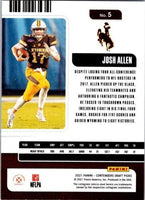 Josh Allen 2021 Panini Contenders Draft Picks Season Ticket Series Mint Card #5