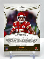 Patrick Mahomes II 2021 Panini Playoff Call To Arms Silver Series Card #CA-PMA