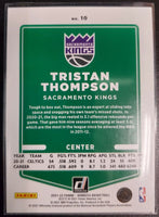 Tristan Thompson 2021 2022 Panini Donruss Green and Yellow Laser Series Mint Card #10