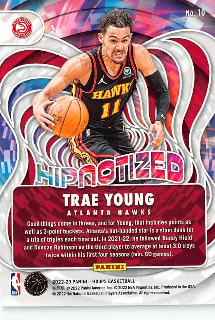 Trae Young Rookie Card NBA Hoops Atlanta Hawks Basketball No. -  Israel