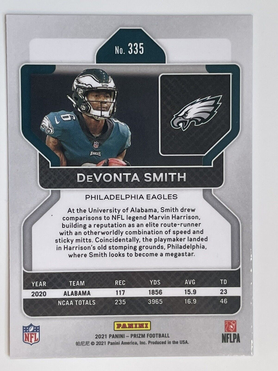  Devonta Smith 2021 Pro Set Leaf XRC Short Printed Mint