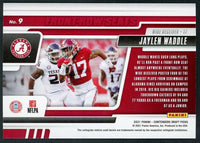 Jaylen Waddle 2021 Panini Contenders Draft Picks Front Row Seats Series Mint ROOKIE Card #9