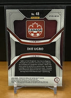 Ike Ugbo 2022 Panini Prizm World Cup Soccer Green Wave Series Mint Card #48