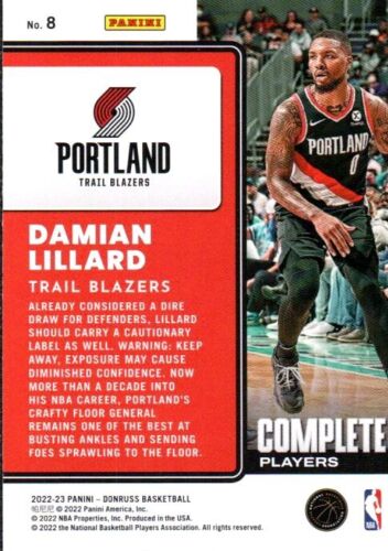 Portland Trail Blazers Damian Lillard 2022-23 Red Jersey