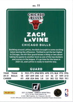 Zach LaVine 2021 2022 Panini Donruss Green and Yellow Laser Series Mint Card #11