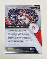 Kawhi Leonard 2021-22 Panini Prizm Draft Picks Red White Blue Prizm Series Mint Card #57