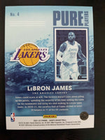 Lebron James 2021 2022 Panini Hoops Pure Players Series Mint Card #4
